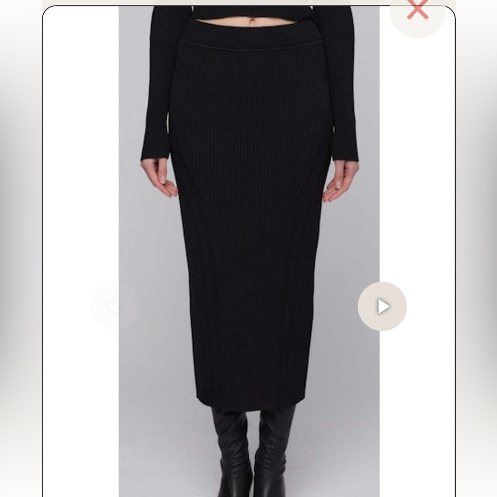 New! A. L.C. Joni Knit Midi Skirt S